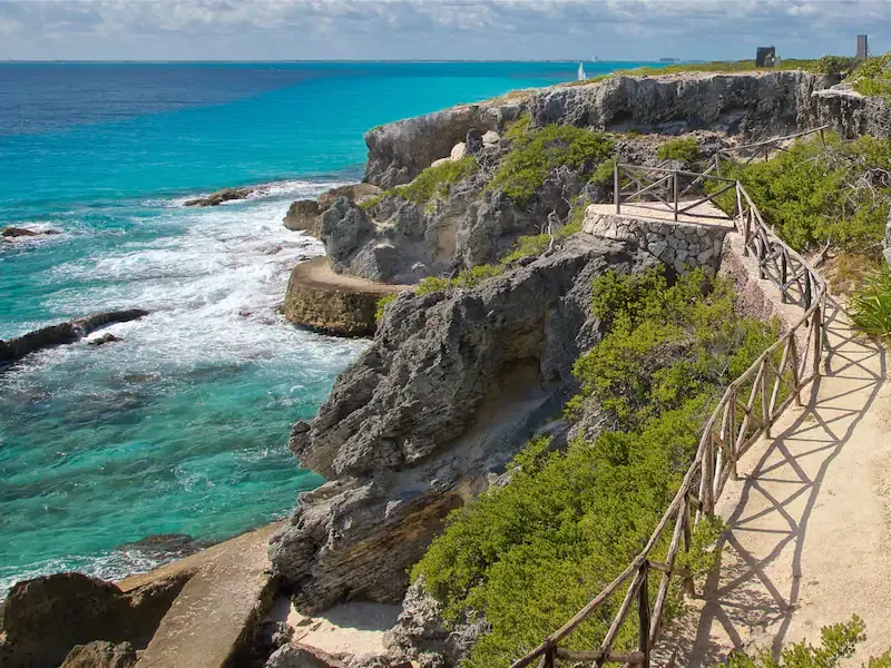 West Coast Of Isla Mujeres National Park 5 Min Walk